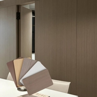 Panel de Pared Ranurado, Flexible, Impermeable y Resistente al Fuego, de PVC, Bambú y WPC, Personalizado en 3D, para Uso Doméstico y de Entretenimiento