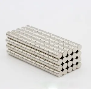 Permanent Super Strong Cylinder Neodymium Magnetic Materials magnet Bar with High Quality