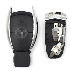 Carcasa de llave remota de coche para m-ercedes b-enz con soporte de batería reemplazar tarjeta inteligente MB carcasa de entrada sin llave - Product Image 1