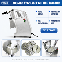 Machine à couper les légumes pour cuisine de restauration rapide, hachoir à légumes électrique commercial