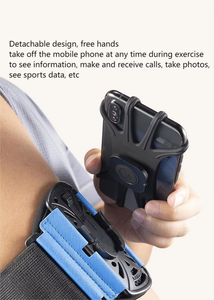 กระเป๋าคาดแขนกันน้ำแบบถอดได้ หมุนได้ สำหรับกีฬากลางแจ้ง วิ่ง ขับรถ- กระเป๋าใส่ของสำหรับออกกำลังกาย วิ่ง  นำเข้าจากต่างประเทศ - Product Image 3