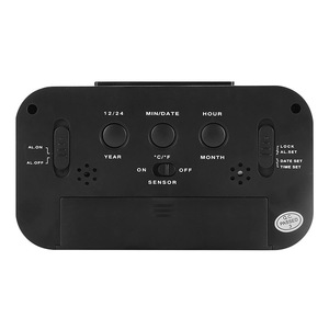 Đồng Hồ Báo Thức Kỹ Thuật Số Pin Đồng Hồ Sinh Viên Đồng Hồ Để Bàn Văn Phòng Trẻ Em Có Cảm Biến Ánh Sáng Báo Lại Đa Năng Màn Hình <span class=keywords><strong>LCD</strong></span> Lớn - Product Image 2