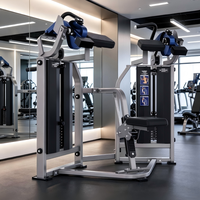 Appareil de musculation pour la gym : Machine à fessiers debout avec rembourrage ergonomique, cadre en acier robuste, machine à biceps sélectionnable, équipement de fitness