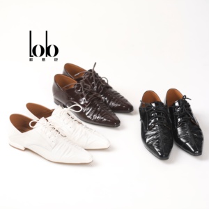 <span class=keywords><strong>Zapatos</strong></span> <span class=keywords><strong>Casuales</strong></span> de Plataforma para Mujer, Estilo Británico, de PU, Sin Cordones, Transpirables, Antideslizantes, con Tacón Cuadrado Negro, Precio de Fábrica, Primavera 2026 - Product Image 2