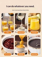 Blender Listrik dengan Pisau Stainless Steel 800W 1.8L untuk Rumah Tangga, Otomatis Penuh, Tenang, Kontrol Sentuh, Garansi 1 Tahun