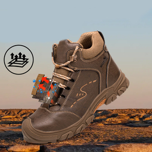 <span class=keywords><strong>Scarpe</strong></span> <span class=keywords><strong>antinfortunistiche</strong></span> da uomo in stile sportivo ultraleggero traspirante con punta in acciaio Anti-perforazione Anti-sfondamento - Product Image 3