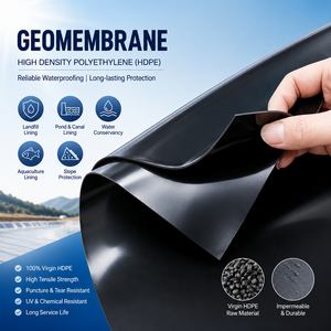 Geomembranas de PVC, EPDM y HDPE <span class=keywords><strong>para</strong></span> Acuicultura (Revestimientos Impermeables <span class=keywords><strong>para</strong></span> Estanques/Barragens) - Especificaciones y Precios de 1 mm a 2 mm - Product Image 3