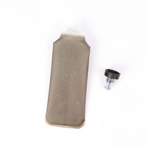 ขวดน้ำตัวอย่างฟรี ขวดน้ำแบบนิ่มเคลือบด้าน TPU ขวดน้ำพับได้สำหรับวิ่ง ขวดน้ำแบบนิ่ม - Product Image 6