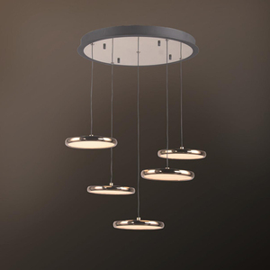Lámpara Colgante LED de Cristal de Lujo Nórdico, 3000K Blanco Cálido, 2 Años de Garantía, Sala de Estar, Moderna, Minimalista, Pantalla Acrílica, 50000 Horas - Product Image 6