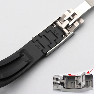 Özel logo 20mm TPU kauçuk saat kayışı nefes özelliği ile Metal toka değiştirme ile su geçirmez dalgıç kayış bilezik - Product Image 5