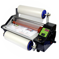 Nouvelle machine à plastifier à chaud et à froid A3 A4 Machine à coller et à plastifier les étiquettes en cristal auto-adhésives