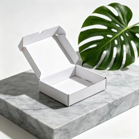 Boîte d'expédition pliable en carton recyclable personnalisée avec pelliculage mat, gaufrage et estampage à chaud pour emballage cadeau et artisanat