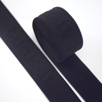 Cinturilla Elástica Suave de Jacquard de Nailon y Poliéster Personalizada con Relieve, MOQ Bajo, para Pantalones y Bóxers