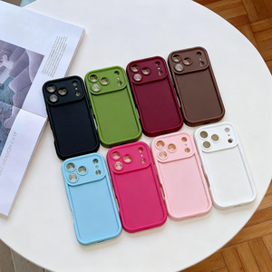 Coque Mate Unie Épaisse et Robuste pour Nouveau iPhone 17, Compatible 11/12 Pro, Bords Surélevés Airbag, Housse de Protection 13/15 - Product Image 1