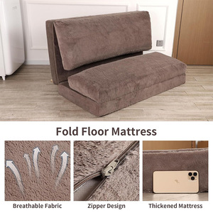 Colchón Plegable de Espuma de Alta Densidad, Tamaño Individual, Multifuncional para Siesta en la Oficina y Uso Doméstico - Product Image 3