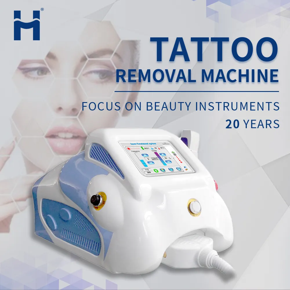 Portátil q switch nd yag 1064 532 755 laser picosegunda, pigmento de tatuagem, remoção, equipamento máquina de rejuvenescimento da pele