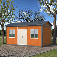 Installation facile Conteneur modulaire préfabriqué en acier à dessus incliné pour l'extérieur Bureau Utilisation faite Panneau sandwich Cour