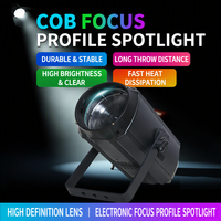Projecteur de scène LED Zoom Par Can 200W avec ventilateur silencieux, protection contre la surchauffe, blanc froid et blanc chaud pour événements et concerts