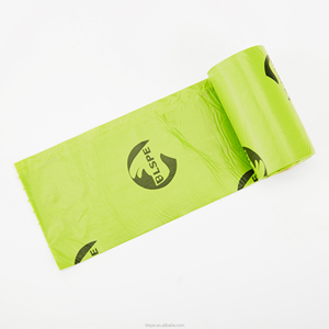 High Quality Eco-Friendly <b>Small</b> Size Dog Poop Bags Green <b>Compostable</b> Biodegradable Plastic Poo Bags Luxury Style - Product Image 3