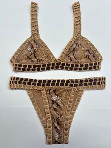 Top Bikini all'Uncinetto Fatto a Mano con Perline Verde Smeraldo, Laccio da Donna, Stile Boho, per Mare, Resort, Vacanze, Feste, OEM - Product Image 1
