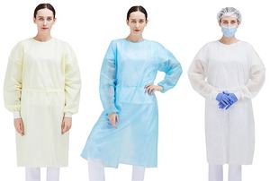 <span class=keywords><strong>Bata</strong></span> Desechable para Hospital No Tejida Pp <span class=keywords><strong>Bata</strong></span> de Aislamiento 35Gms Rosa Quirúrgico Batas Desechables Aislaciones Batas Cultivadas - Product Image 5