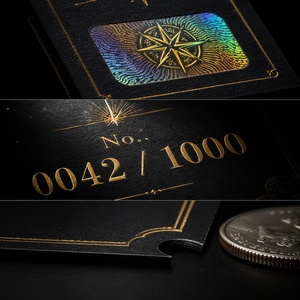 Pase VIP Ultra Personalizado en Color Borgoña, Serie Numerada con Color Metálico Personalizado, Logotipo Personalizado, Diseño, Todos los Colores Metálicos Disponibles - Product Image 2