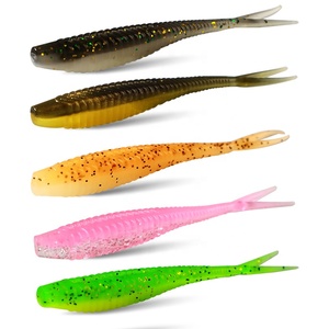 DN 61 pièces 66 pièces appâts <span class=keywords><strong>de</strong></span> pêche en forme <span class=keywords><strong>de</strong></span> queue fourchue ensemble <span class=keywords><strong>de</strong></span> leurres <span class=keywords><strong>de</strong></span> pêche 5 couleurs ensemble <span class=keywords><strong>de</strong></span> leurres <span class=keywords><strong>de</strong></span> pêche tête <span class=keywords><strong>de</strong></span> gabarit crochet leurres <span class=keywords><strong>de</strong></span> pêche en plastique souple - Product Image 6