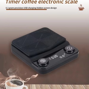 Nouvelle conception, <span class=keywords><strong>balance</strong></span> à café électronique en plastique <span class=keywords><strong>vintage</strong></span>, minuterie automatique, ZeroHero Premium, <span class=keywords><strong>balance</strong></span> numérique LED, capacité de 2 kg, <span class=keywords><strong>balance</strong></span> alimentaire de <span class=keywords><strong>cuisine</strong></span>, précision de 0,1 g - Product Image 3