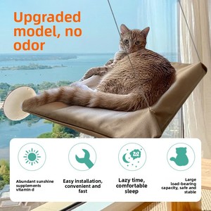 Cama Plegable Inalámbrica para Gatos, Hamaca para Ventana, Cama Montada en la Ventana, Hamaca para Gatos que Ahorra Espacio, Hamaca Grande para Gatos - Product Image 3