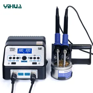 YIHUA 938D+ home repair basic version dual soldering iron desoldering soldering station