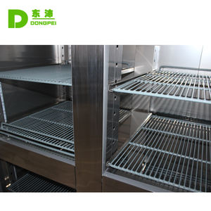 Equipo de Refrigeración Comercial para Catering, Refrigerador de 4 Puertas y 748L de Capacidad, Congeladores Verticales Usados, Refrigerador y Congelador de Dos Puertas - Product Image 2