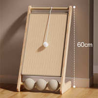 Kinghon Arbre à chat en bois de luxe moderne de conception récente, grand, durable, jouet interactif pour chats et chiens, utilisation en intérieur, carton
