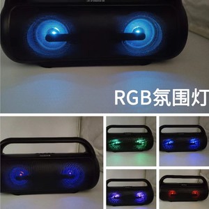 Authentic Xách Tay Chất lượng âm thanh cao không dây ngoài trời Quảng trường nhảy loa bass nặng Plug-in hệ thống âm thanh với loa siêu trầm - Product Image 6