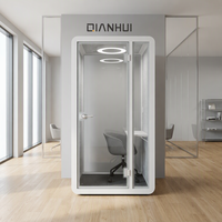 Cabine portable sans formaldéhyde, mini meuble insonorisé, support pour téléphone, salle de communication, meuble de bureau, pour une personne