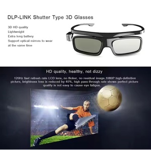 New 144Hz DLP màn trập hoạt động 3D Video kính/DLP liên kết 3D chiếu hoạt động màn trập 3D kính cho LG 3D rạp chiếu phim tại nhà kính - Product Image 2