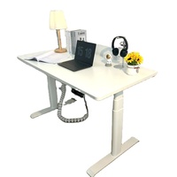 Bureau de travail moderne réglable en hauteur, 100V-240V, pour usage commercial, base de bureau réglable en hauteur, construction métallique, modulaire, extensible, ISO9001/CE