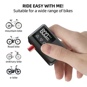 2024 yeni BL01 fırçasız Motor Mini elektrikli bisiklet için bisiklet lastiği pompa lastik şişirme ile Led acil aydınlatma