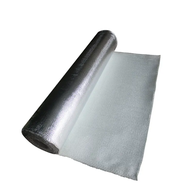 Handel Assurance Aluminiumfolie Glasvezel Doek Brandwerende Aluminium Glasvezel Doek Voor Brandwerende Thermische Isolatie