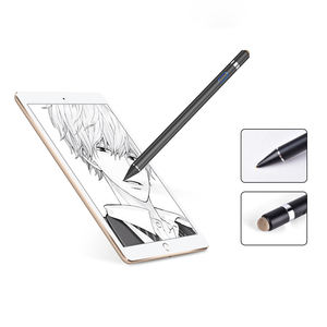 อลูมิเนียมอัลลอยด์<span class=keywords><strong>ปากกา</strong></span>สไตลัสสําหรับ iPad <span class=keywords><strong>วาด</strong></span>หน้าจอสัมผัสปลายปากกาสไตลัสครอบคลุมฝาครอบกรณีหมวก - Product Image 4