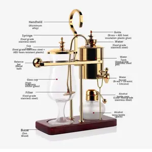 หม้อ<span class=keywords><strong>กาแฟ</strong></span>ในครัวเรือนทำจากสเตนเลสสตีลสีทองเป็นมิตรต่อสิ่งแวดล้อม - Product Image 3