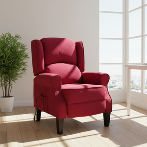 Sofá Reclinable Individual Moderno de Terciopelo con Función de Masaje, Cómodo Sillón Reclinable para Sala de Estar, Escuela, Parque - Product Image 1