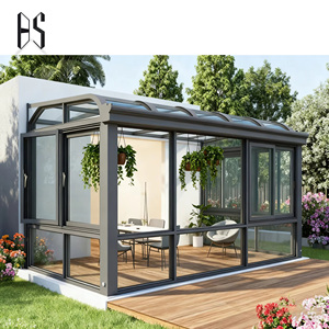 Bán Hot Durable Tempered An Toàn Tấm Kính Nhôm Khung Hợp Kim Chống Nước Và Snowproof Cho Sân Mùa Đông Phòng Mặt Trời - Product Image 5