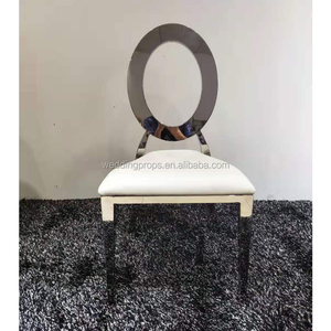 โมเดิร์นโกลเด้นสแตนเลส<span class=keywords><strong>เก้าอี้</strong></span>เช่าตกแต่งงานแต่งงาน<span class=keywords><strong>เก้าอี้</strong></span>จัดเลี้ยง - Product Image 3