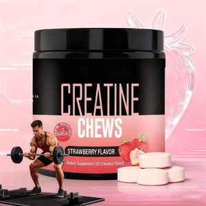 WELLBODY Créatine Monohydrate en Gummies à Vendre, Stimulant Musculaire avec Sel Marin, Saveurs OEM, Comprimés à Mâcher de Créatine pour Adultes - Product Image 1