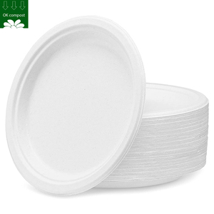 Service personnalisé 100% plateau de Service de Bagasse de canne à sucre Compostable - Product Image 3