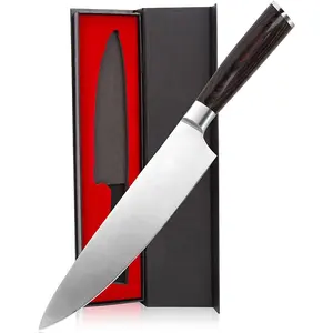 Cuchillo de Chef profesional de 8 pulgadas, cuchillos de Chef japoneses de acero inoxidable de alto carbono, hogar y cocina 2023