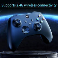 INNOASIA Wireless BT Game Controller dengan Game Wheel Steering dan Getaran Ganda untuk PC Steam