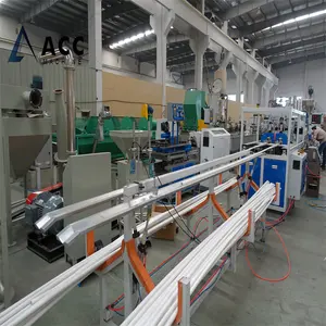 2024 sıcak satış 16mm 20mm 25mm küçük PVC boru yapma makinesi plastik elektrikli kablo borusu ekstrüzyon üretim hattı