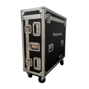 Customized Behringer Wing Flight Case With Wheels Pa System Digital Mixer Three-Open Normal Version Flight Case