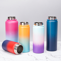 Bouteille d'eau isotherme personnalisée de haute qualité, best-seller, 32 oz, gourde isotherme sous vide pour la salle de sport